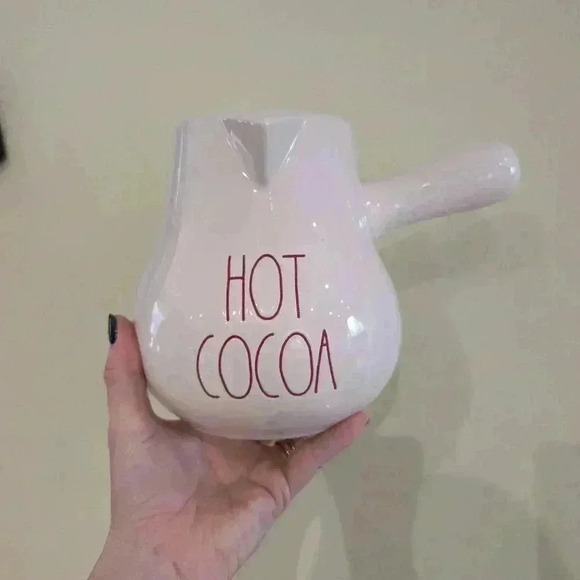 Rae Dunn hot  cocoa pot - Picture 2 of 5